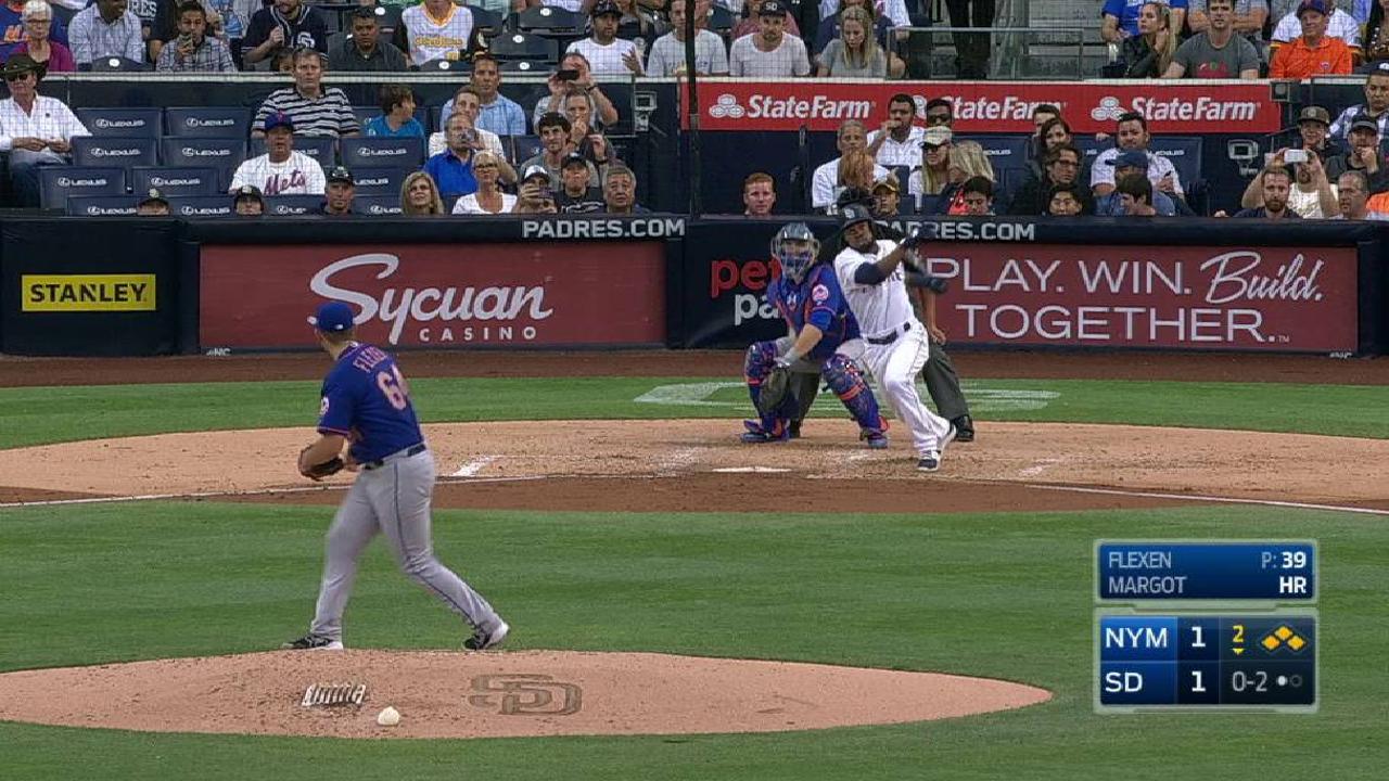 Three score on Margot's double
