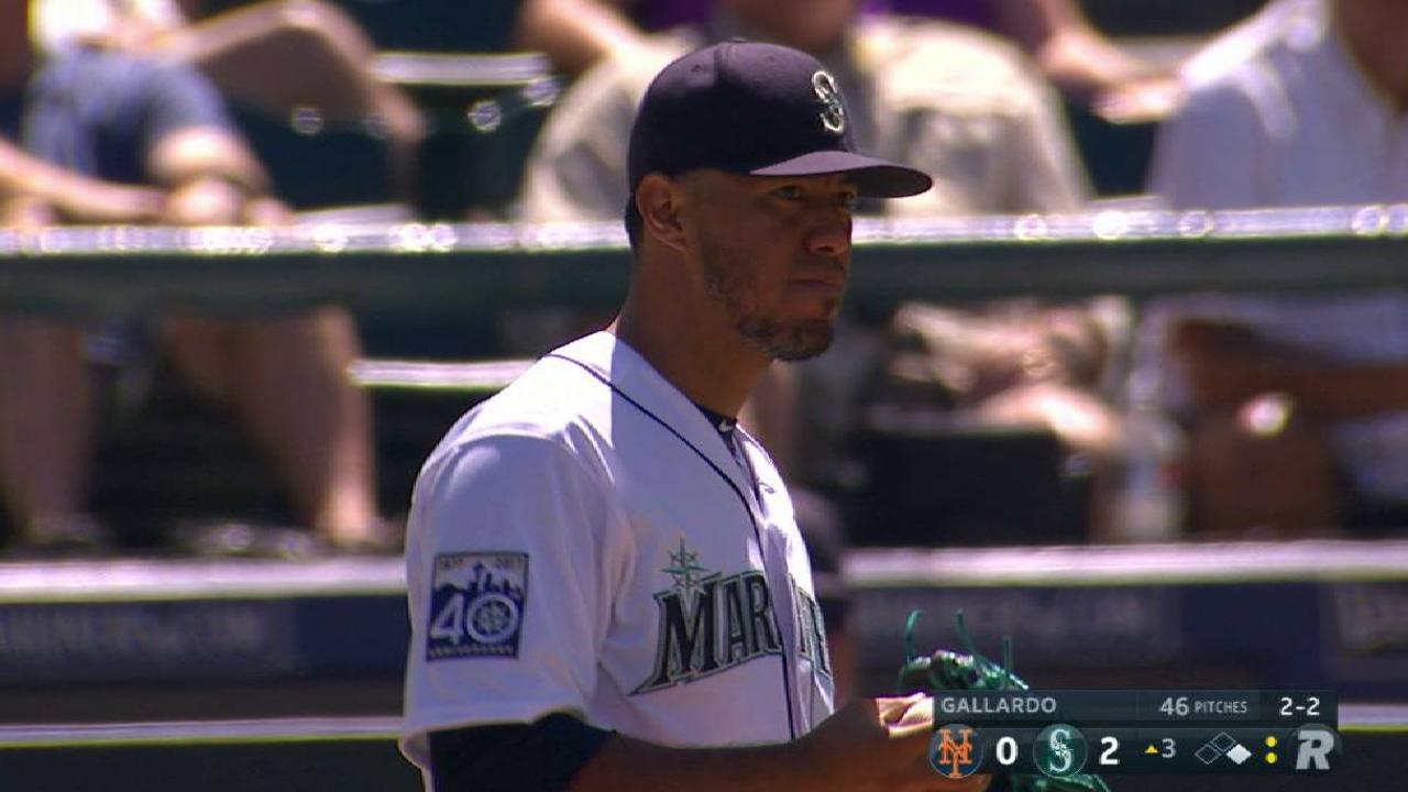 Sólida actuación de Gallardo da victoria a Marineros vs. Mets