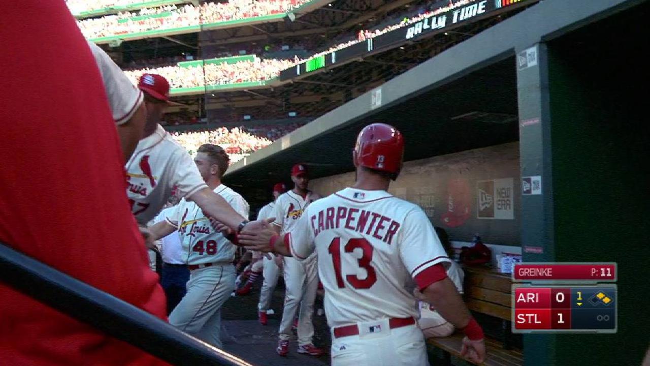 Paul DeJong fue Novato del Mes en la Liga Nacional