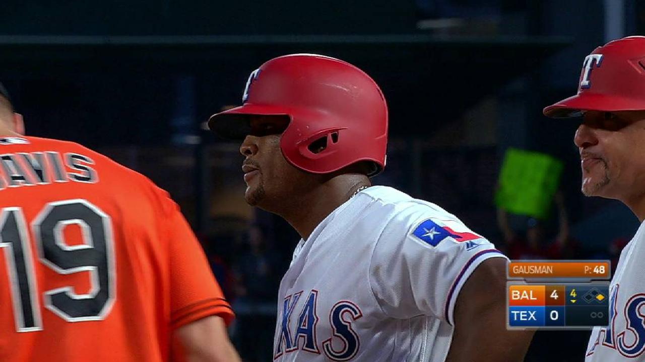 Beltré llegó a los 2,999 hits, Rangers fueron blanqueados por Orioles