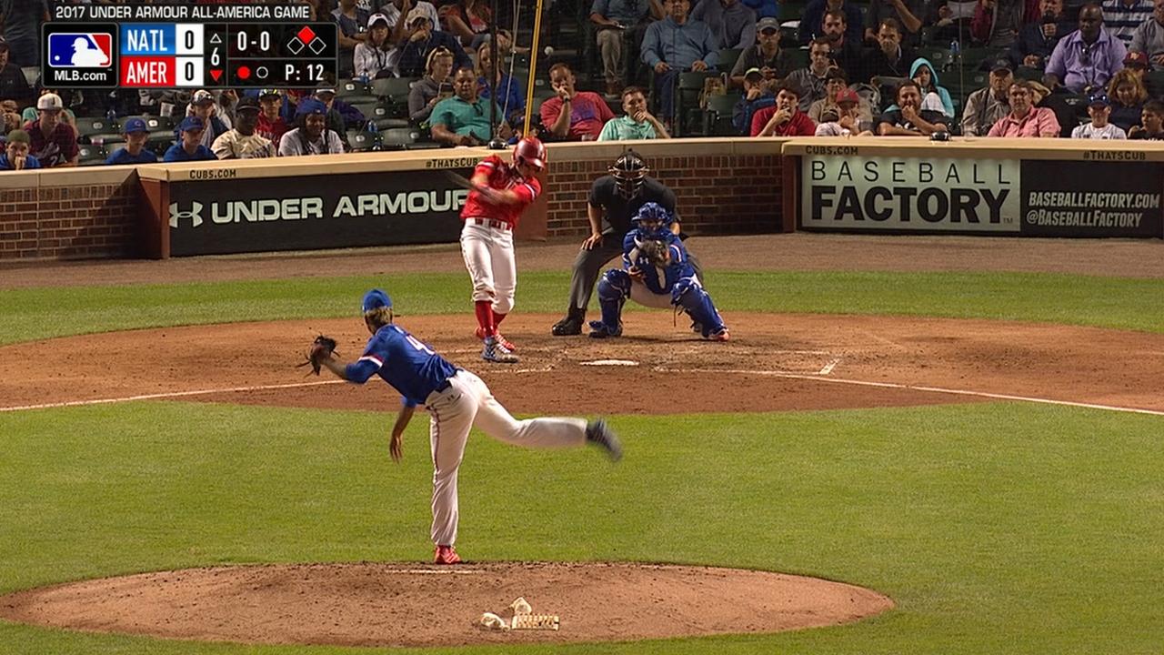 Kelenic's two hits, two steals