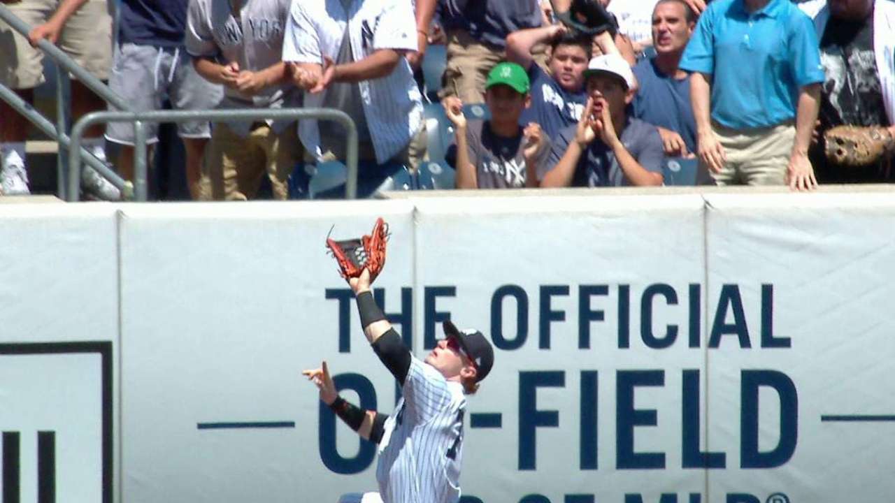 Clint Frazier's leaping grab