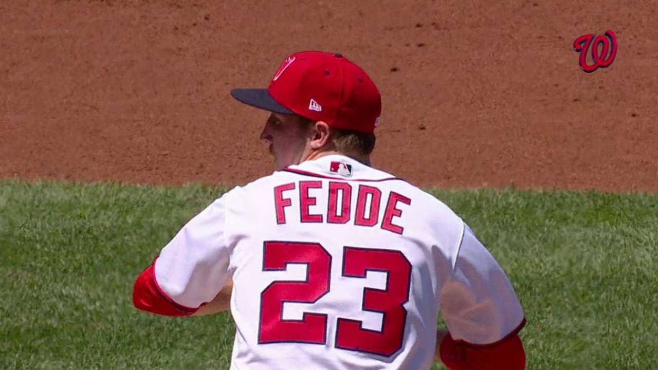 Fedde's first MLB strikeout
