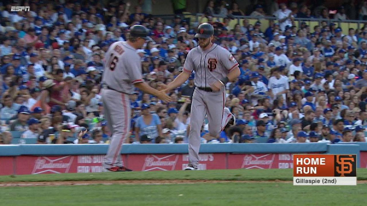 Giants glad to retain Gillaspie in Minors