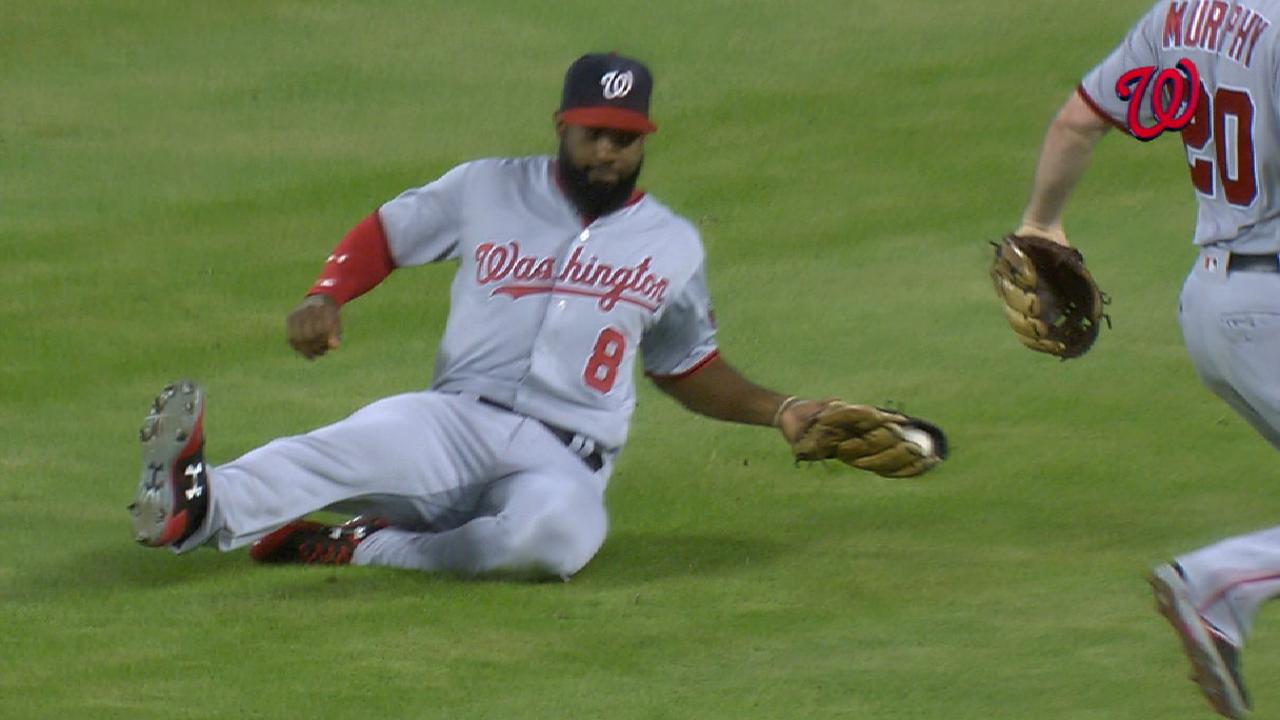 Snazzy glovework preserves Gio's near no-no