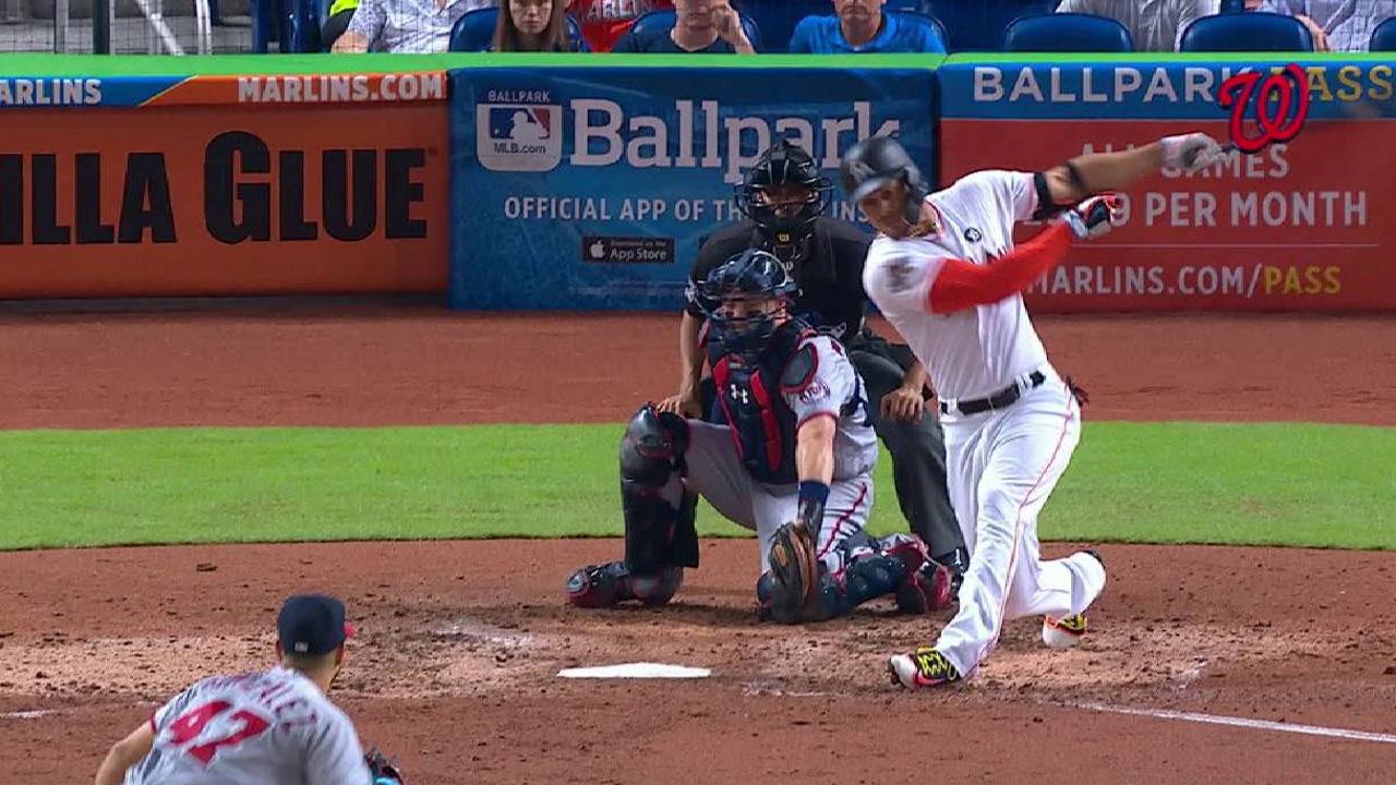 Gio coquetea con no-hitter y Nacionales blanquean a Marlins