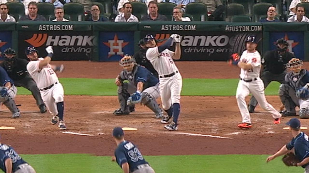 Astros' five-run 3rd inning