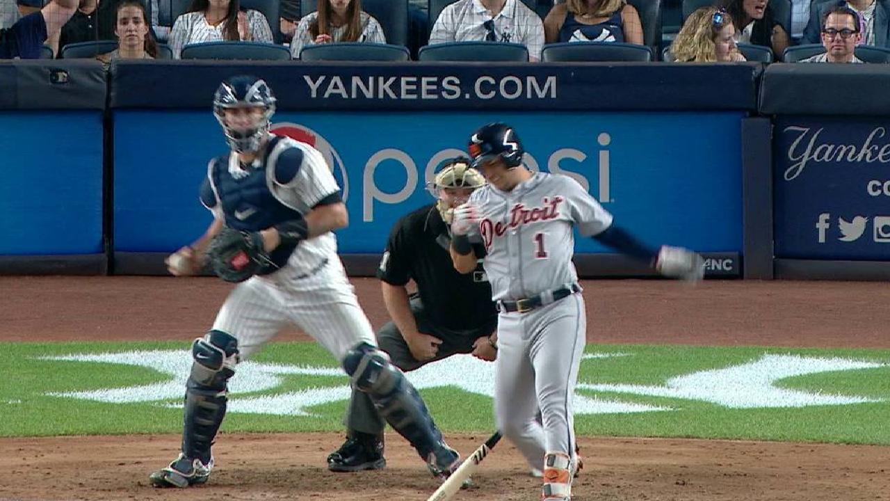 Iglesias strikes out, exits game