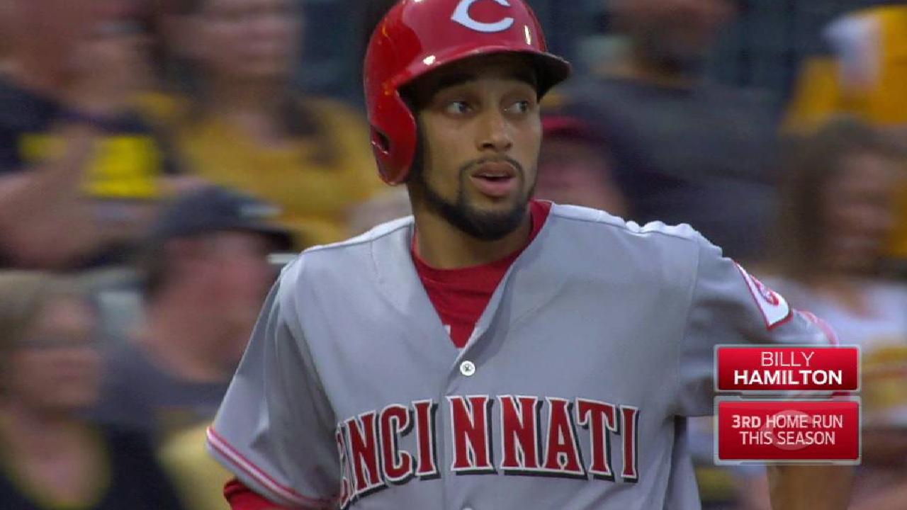 Hamilton homers, triples to back Bailey in win