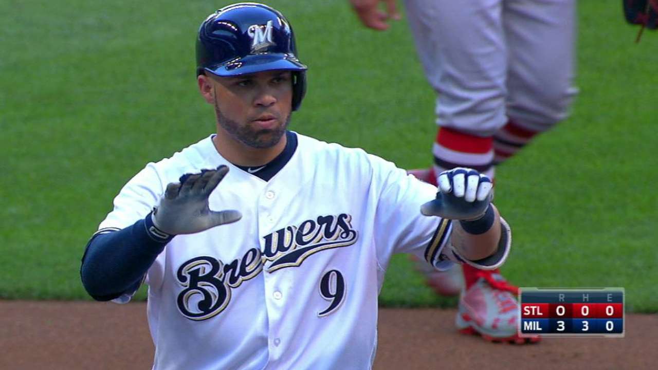 Pina's RBI double