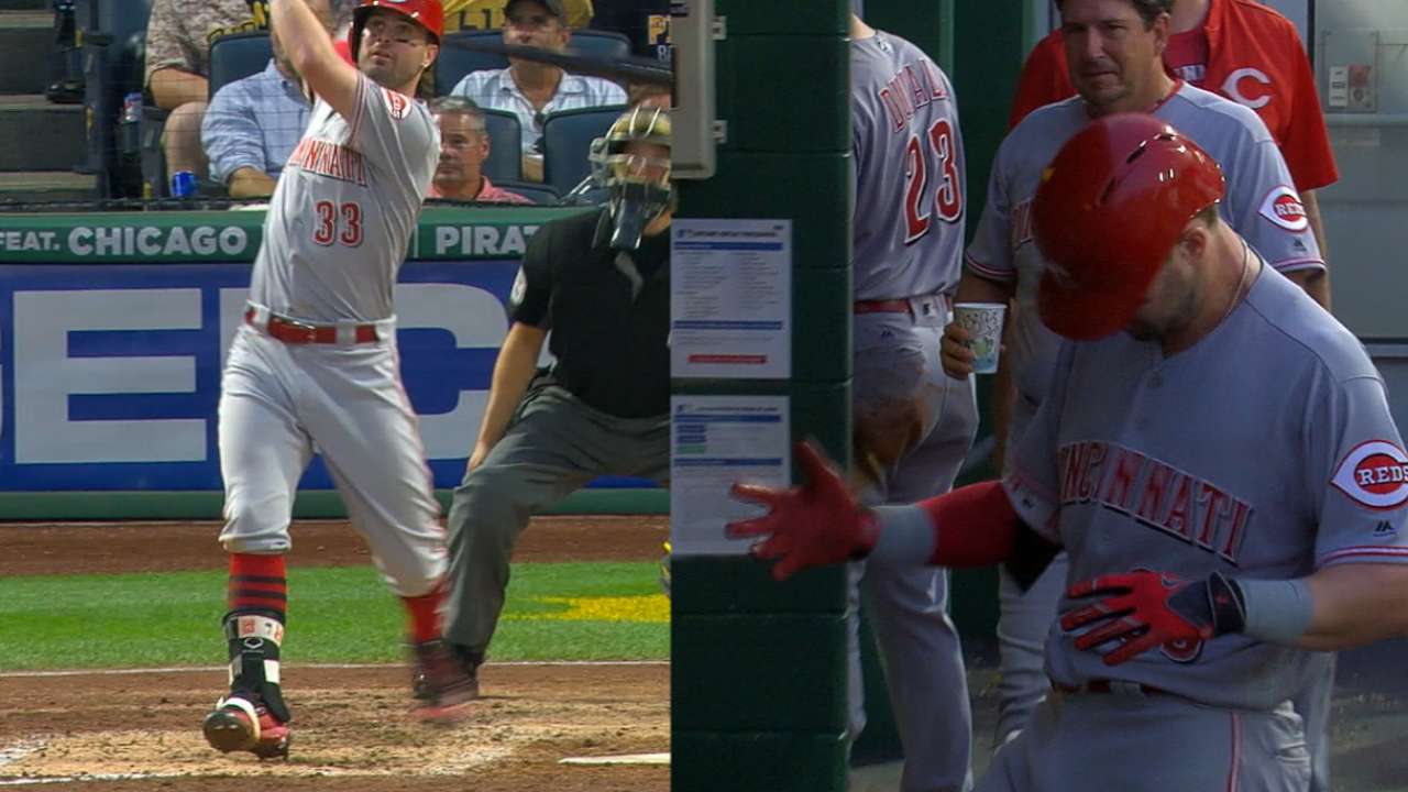 Winker's first career homer