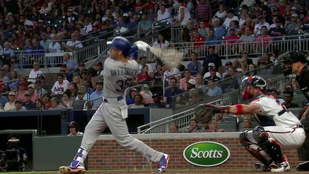 LA takes win streak to the nines, edges Braves
