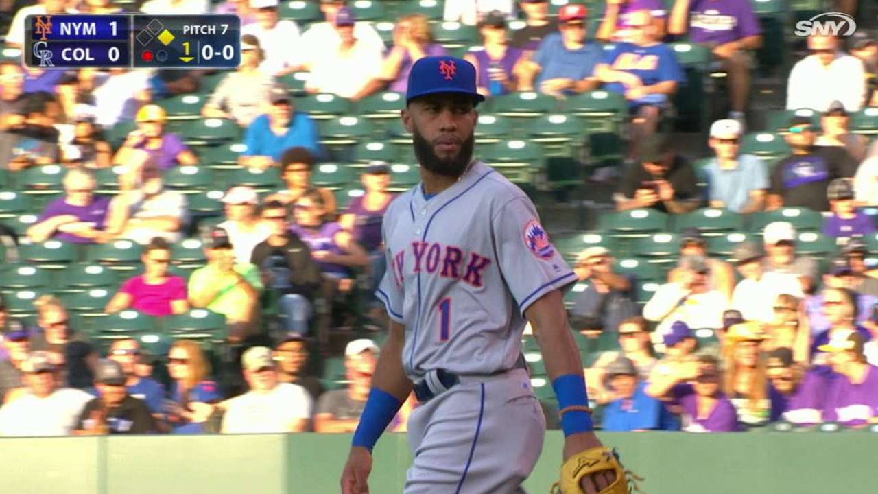 Rosario's first MLB putout