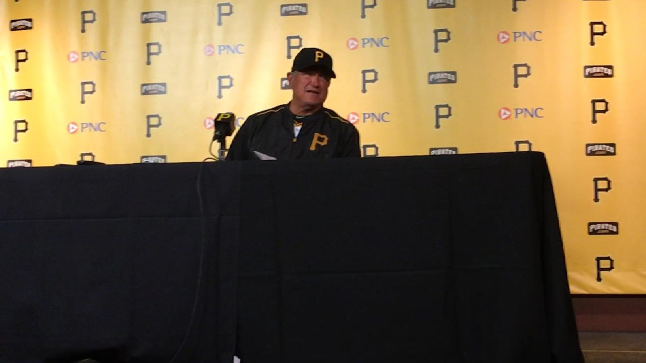 Hurdle on 9-1 loss to Reds