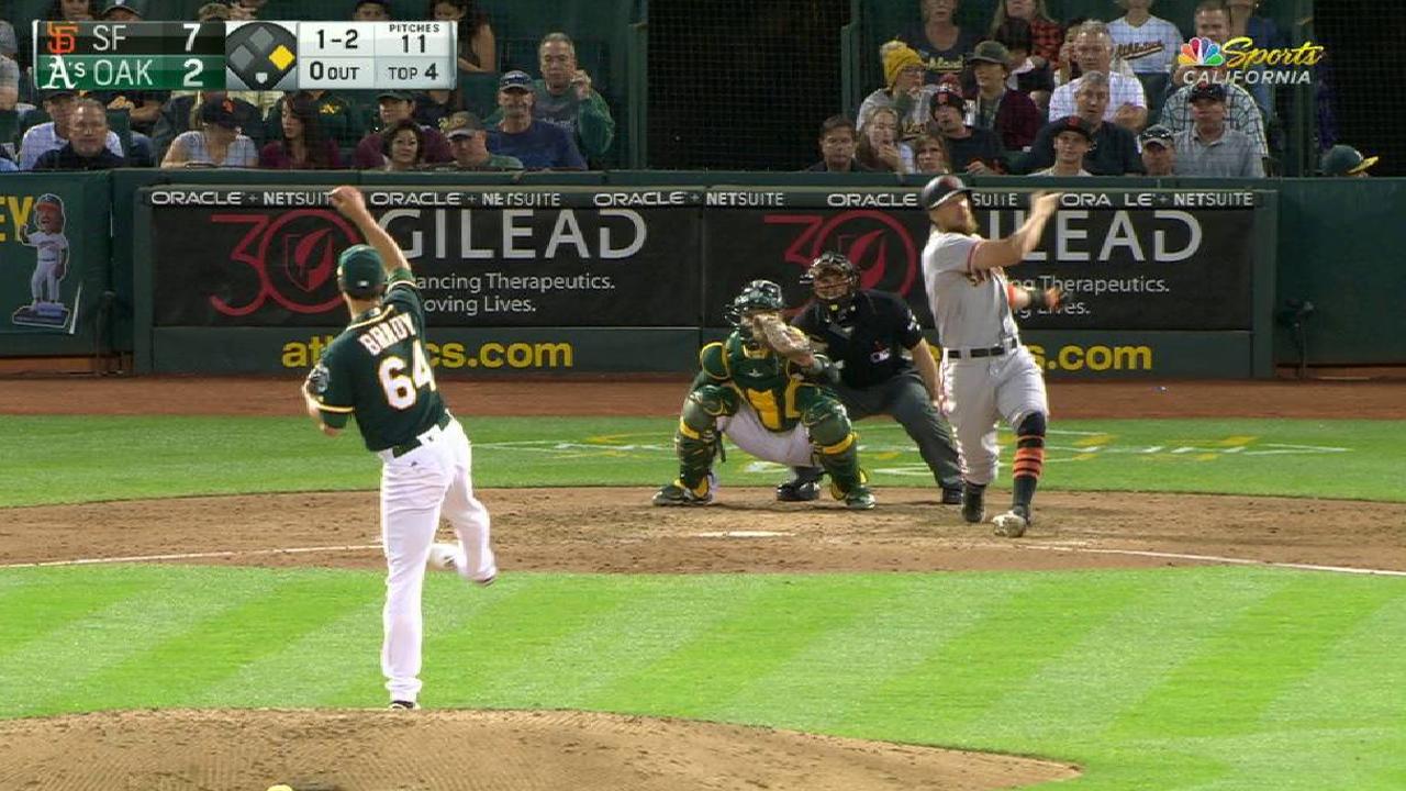 Brady strikes out Pence