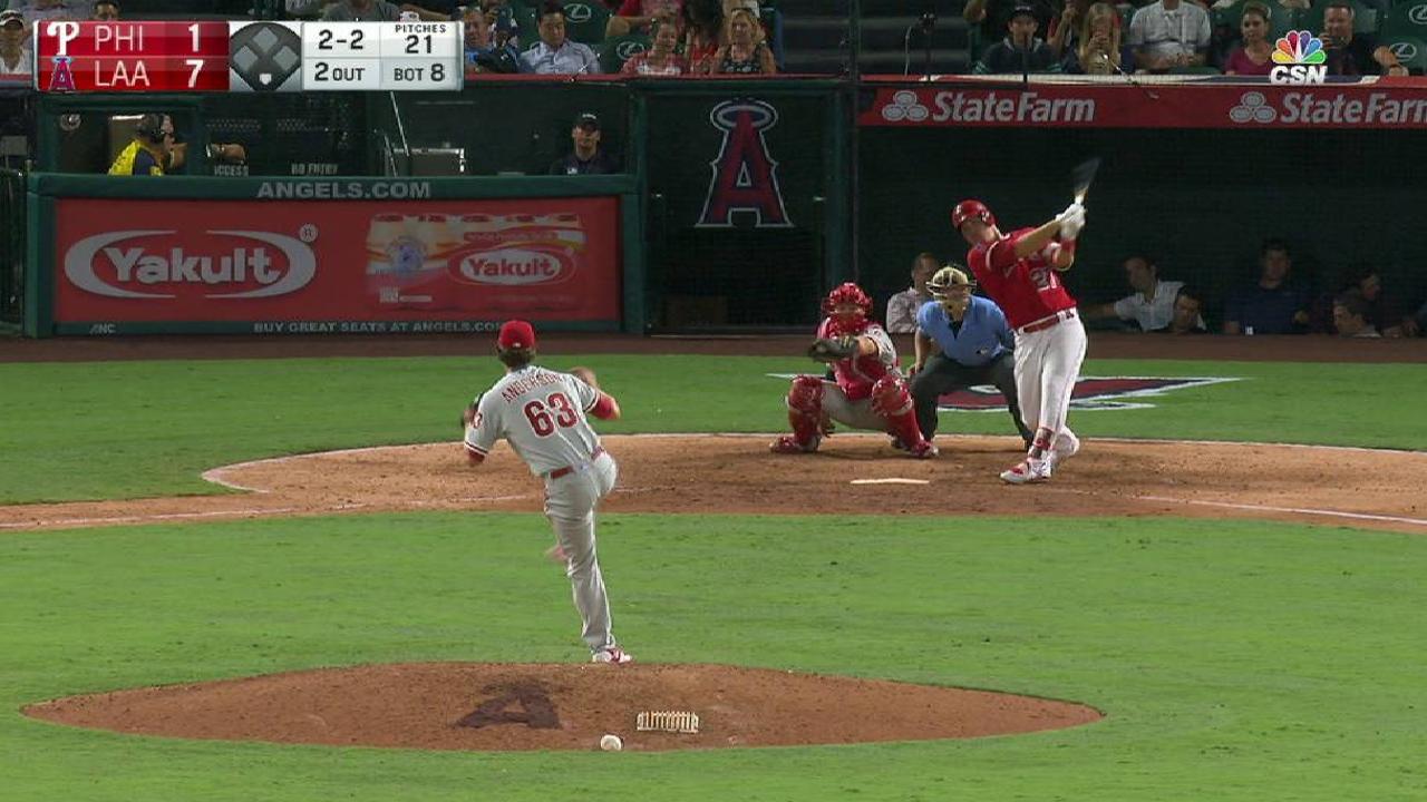 Anderson's first strikeout