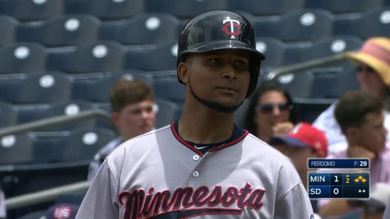 Santana's two-run single