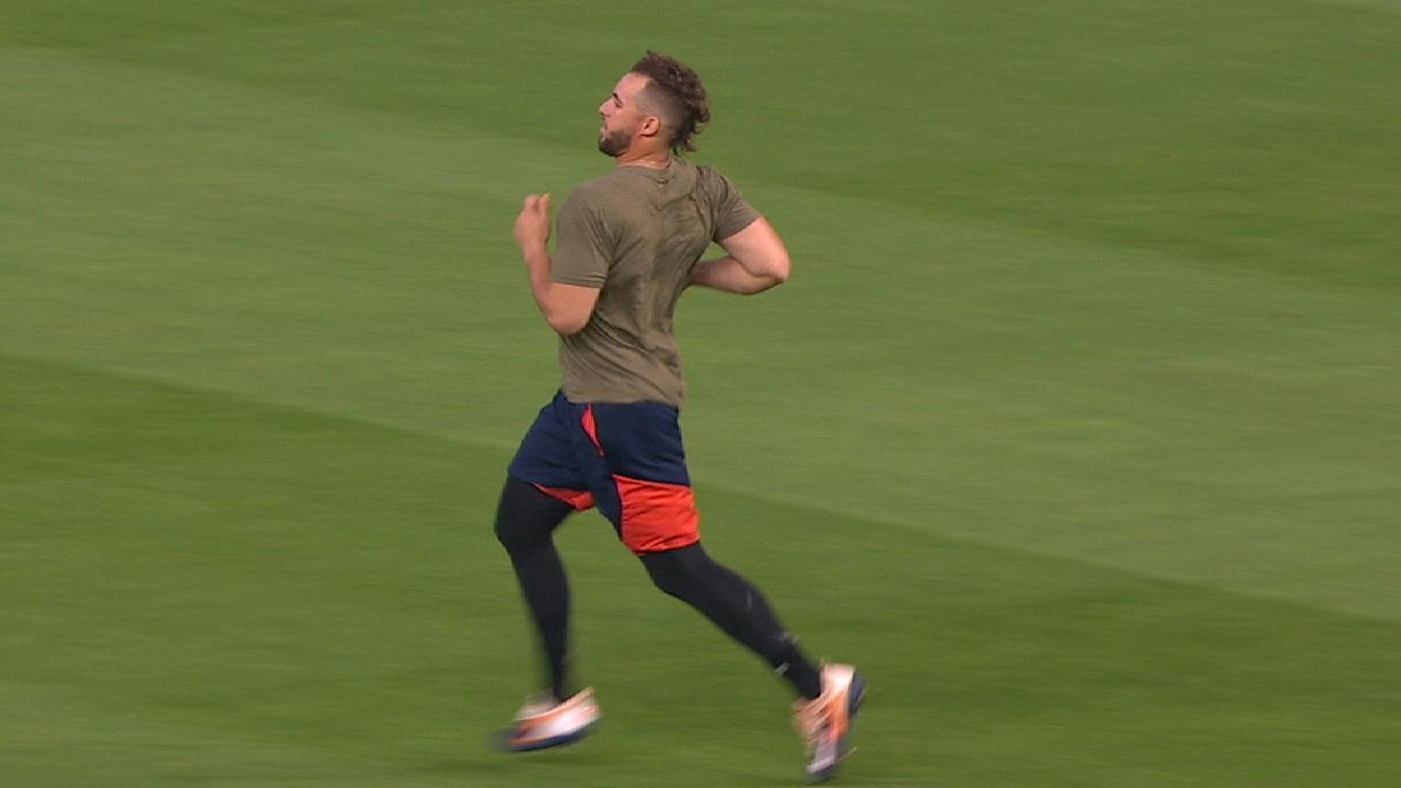 Springer tests injured quad with sprints