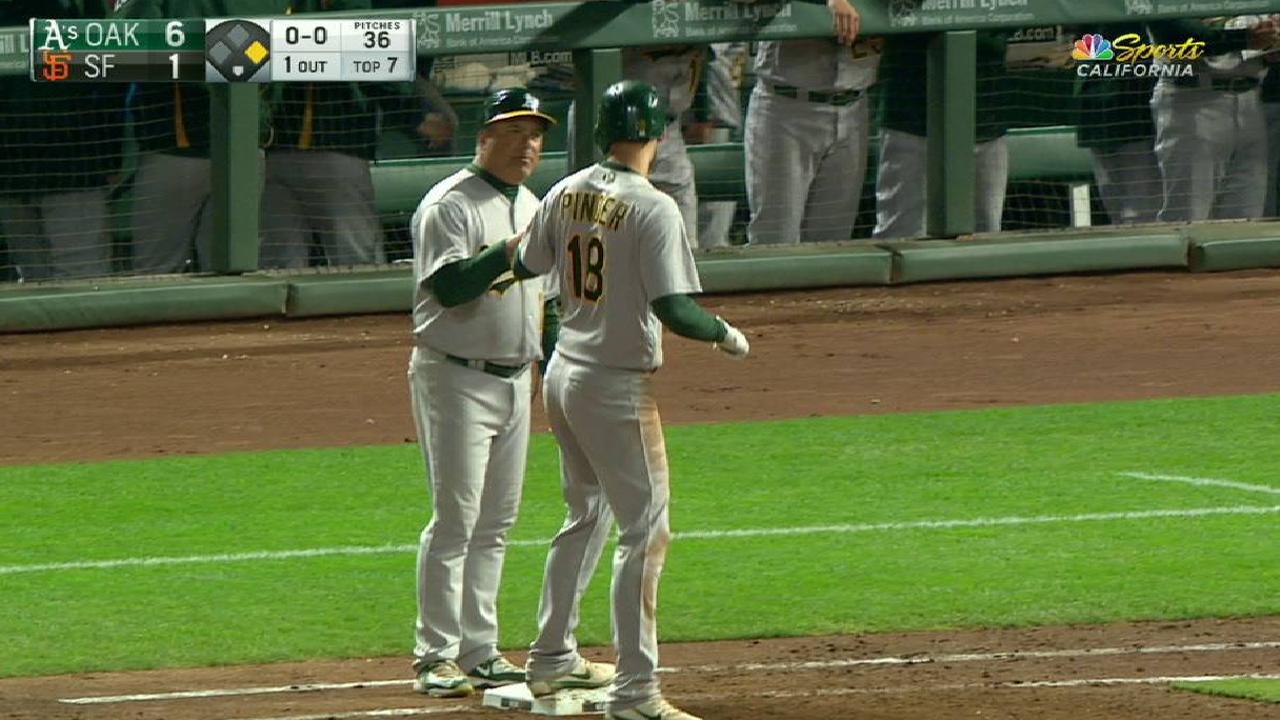 Pinder's RBI single