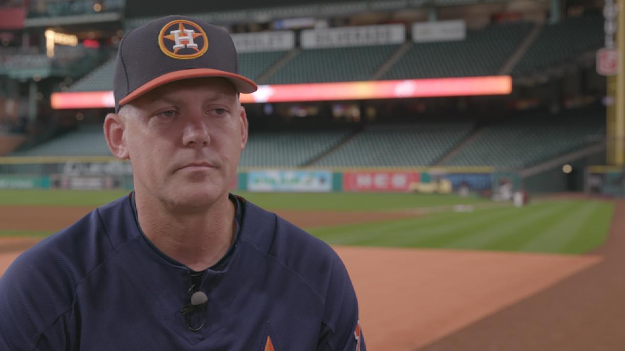 Hinch on the Astros' roster