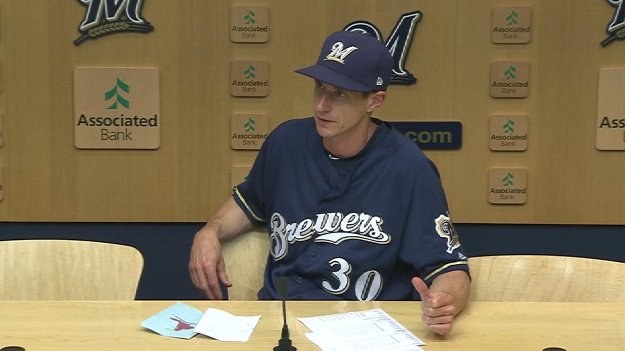 Counsell talks Brewers' pitching