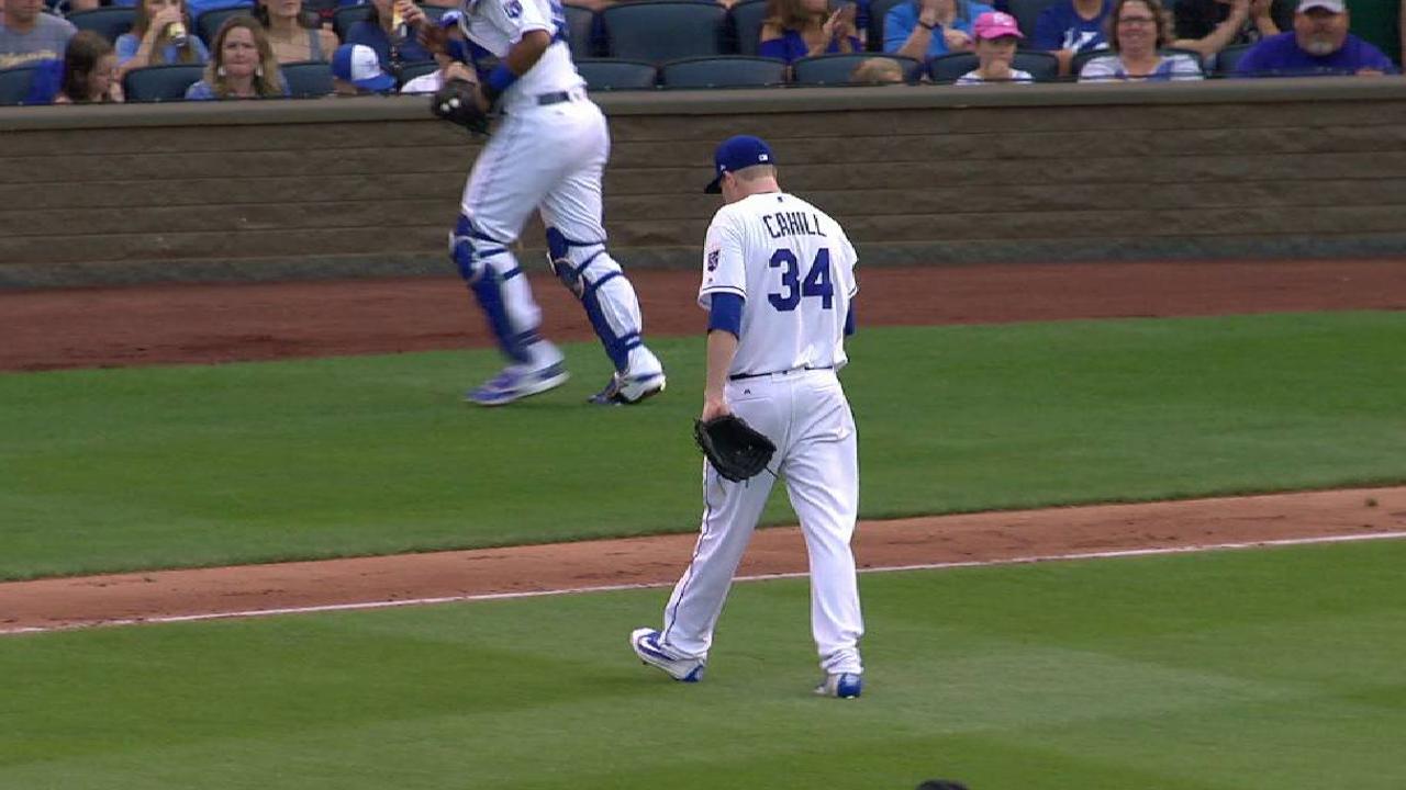 Royals place Cahill on DL; recall McCarthy