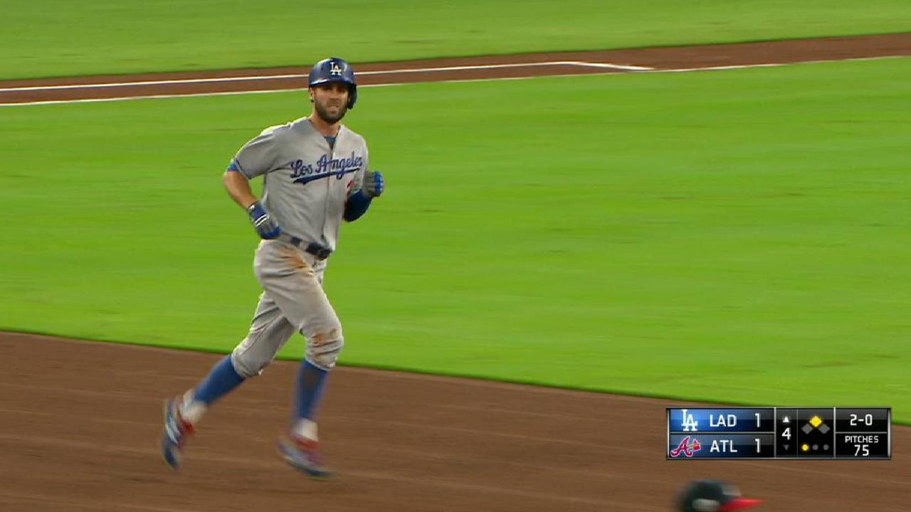 Taylor, Wood lucieron y los Dodgers le pegaron a Bravos