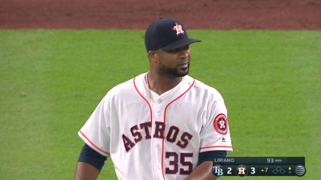 Liriano struggles in Astros debut, hopes to rebound