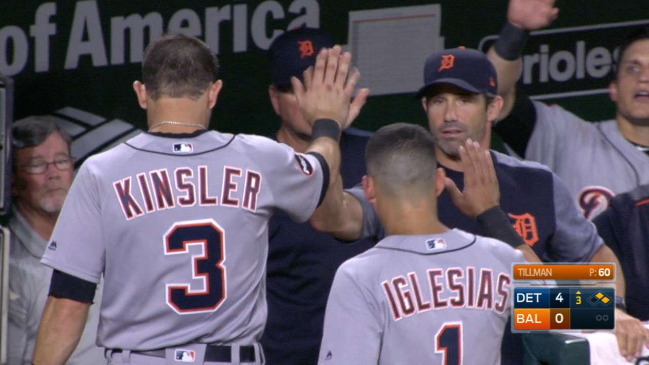 Up 7 after 2 rain delays, Tigers hold off Orioles