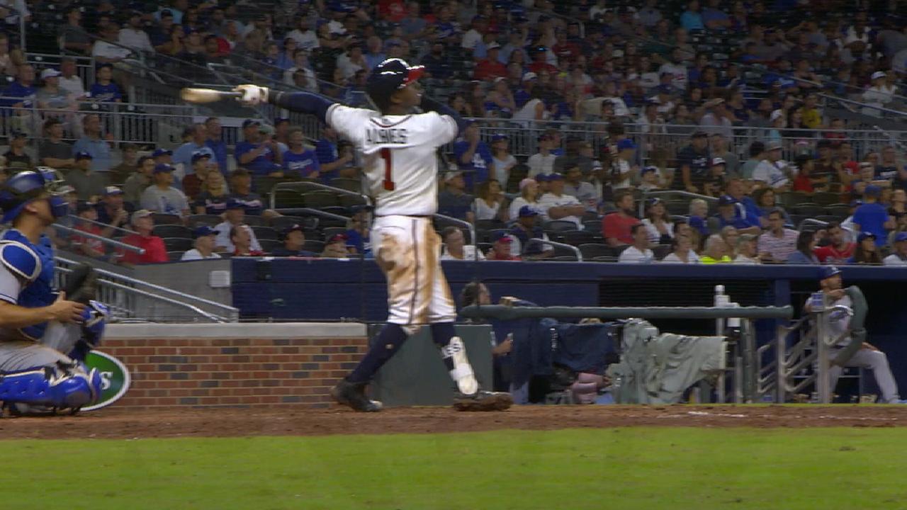 Ozzie Albies es el primero nacido en 1997 que da HR en Grandes Ligas