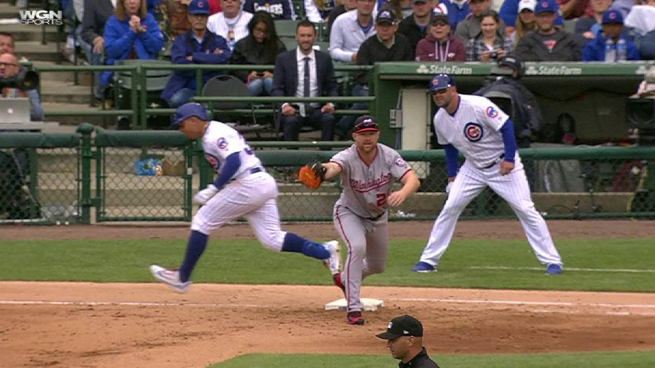 Jay reaches on forceout