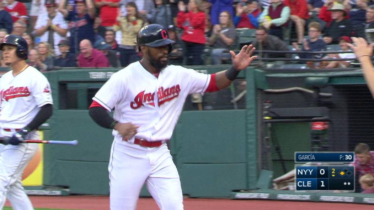 Jackson scores on passed ball