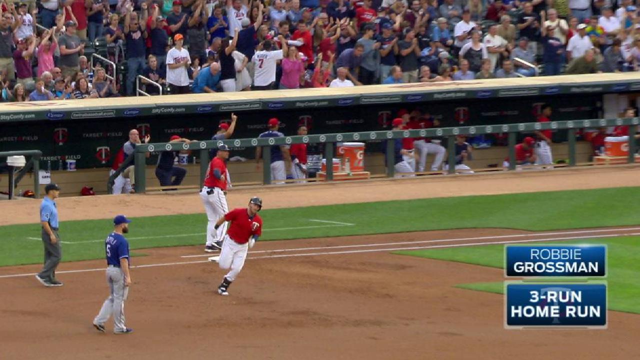 Grossman's three-run home run