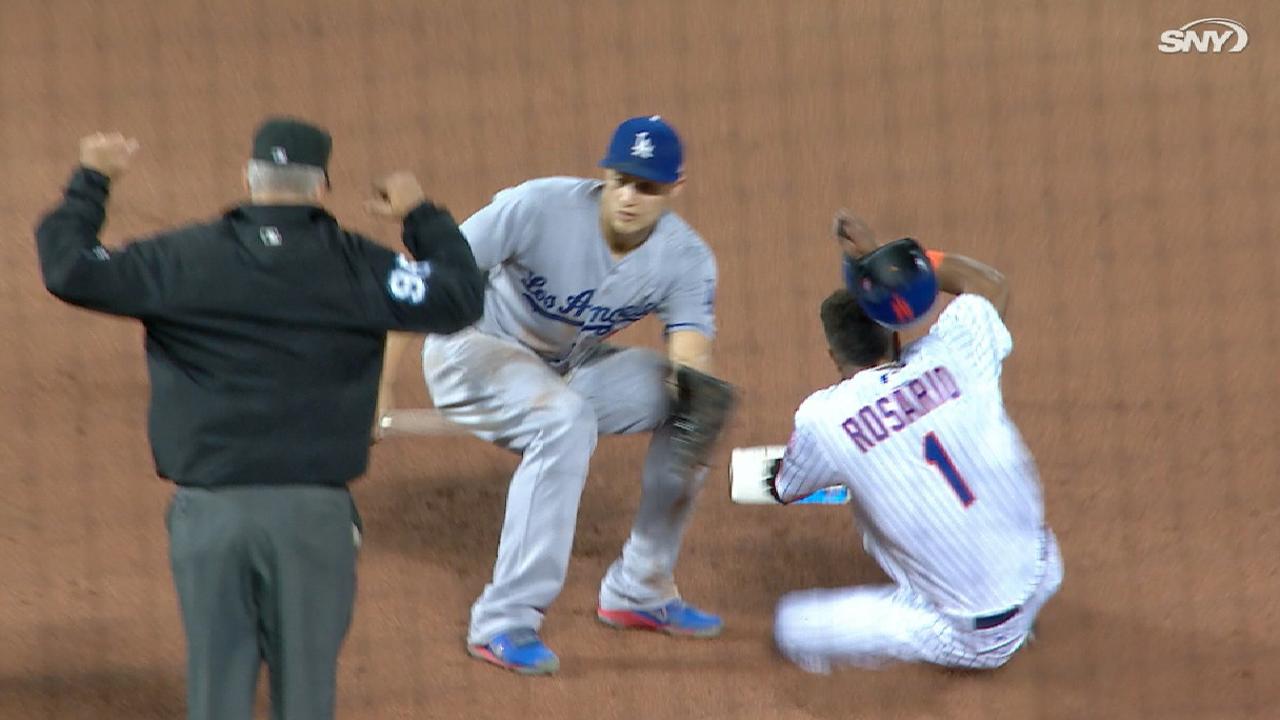 Rosario's first stolen base