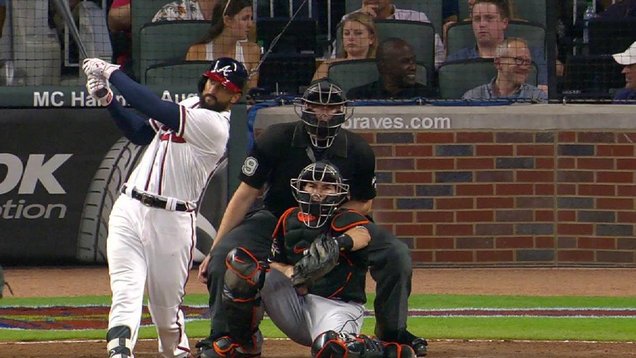 Markakis' 3-run HR lifts Braves over Marlins