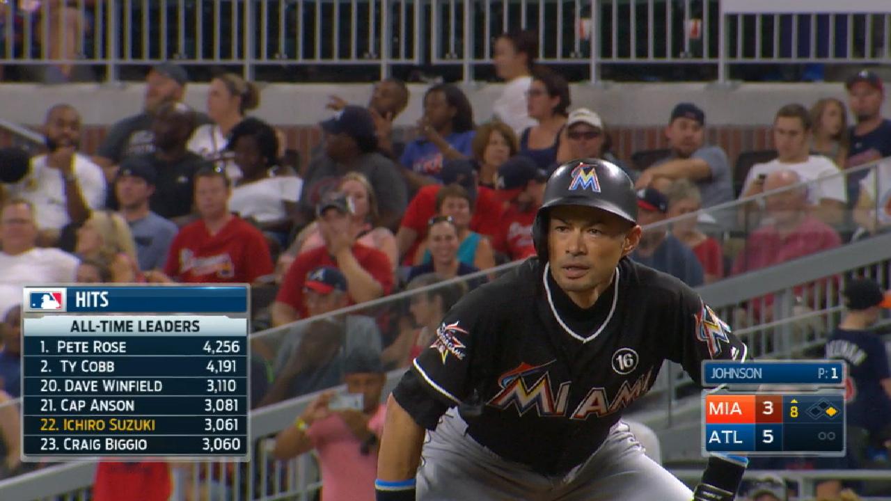 Ichiro moves past Biggio