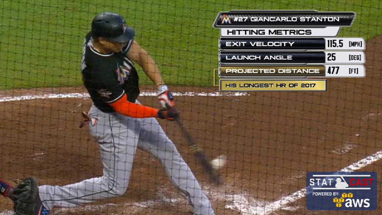 Statcast: Stanton's 477-ft. shot