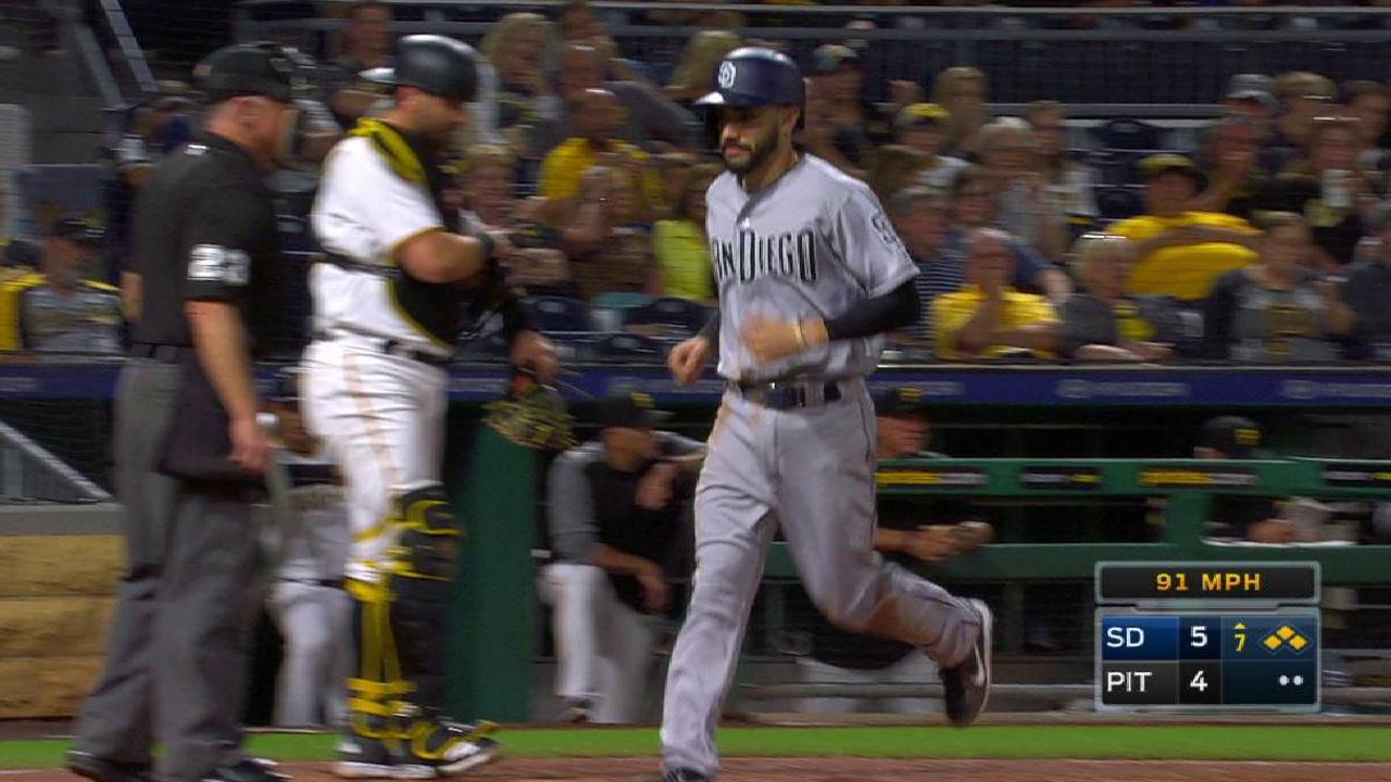 Spangenberg's run-scoring walk