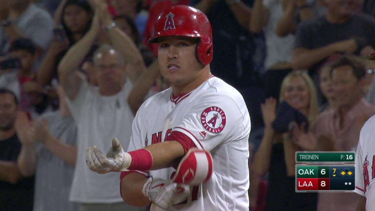Trout's RBI single