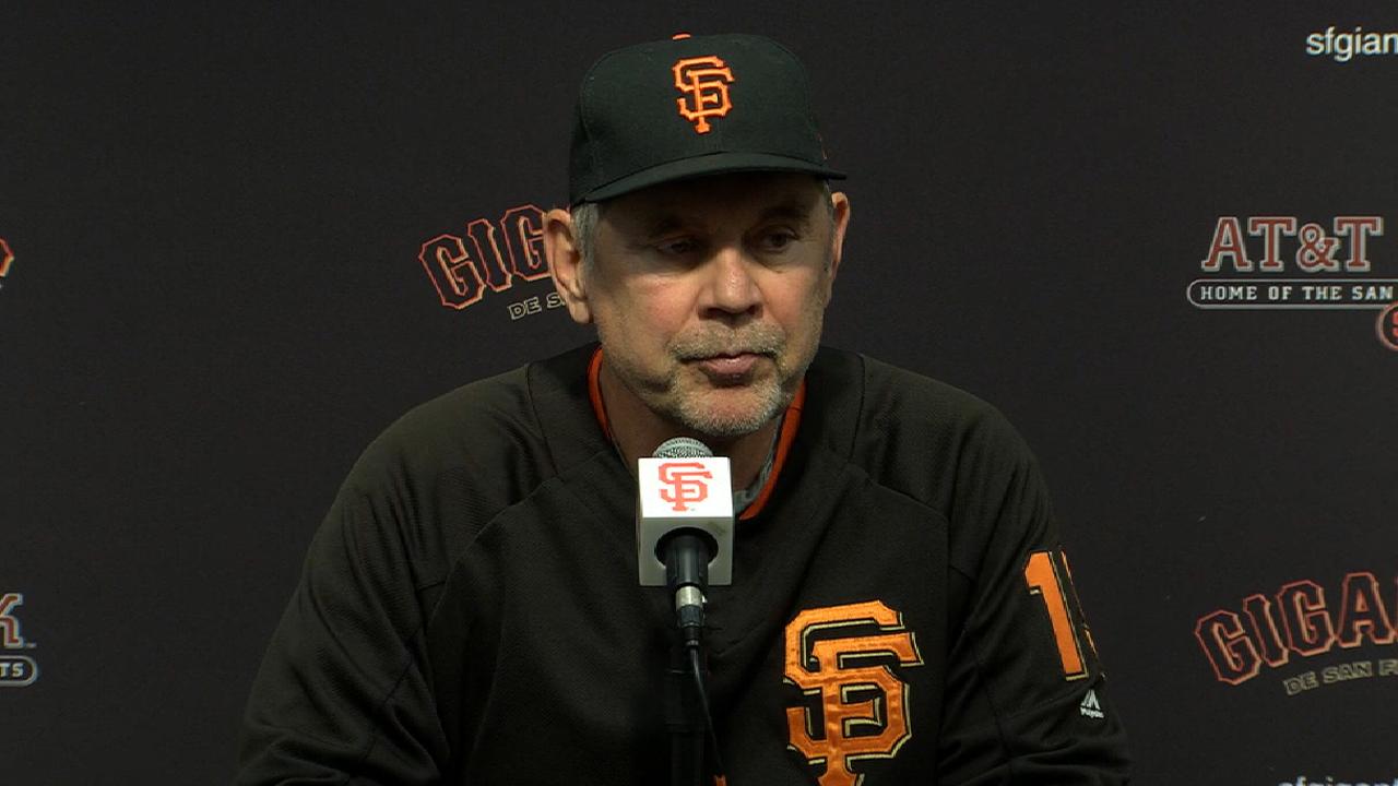 Bochy on loss to D-backs