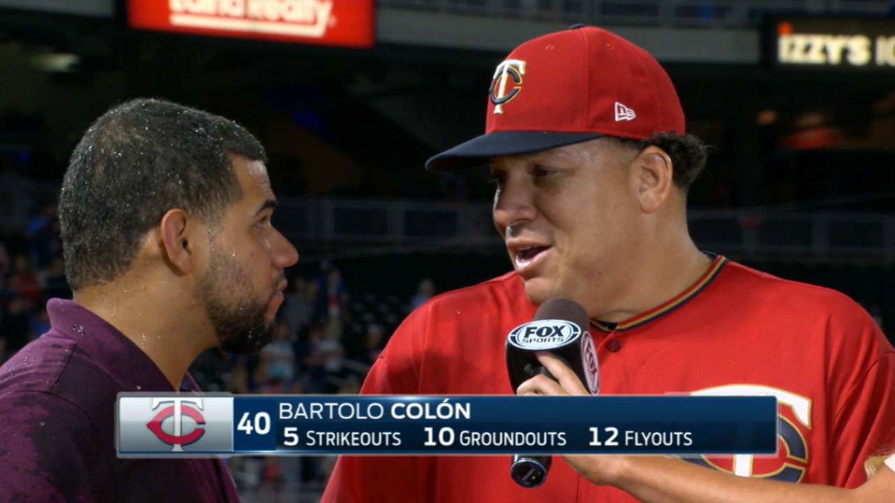 Colon on his complete-game win
