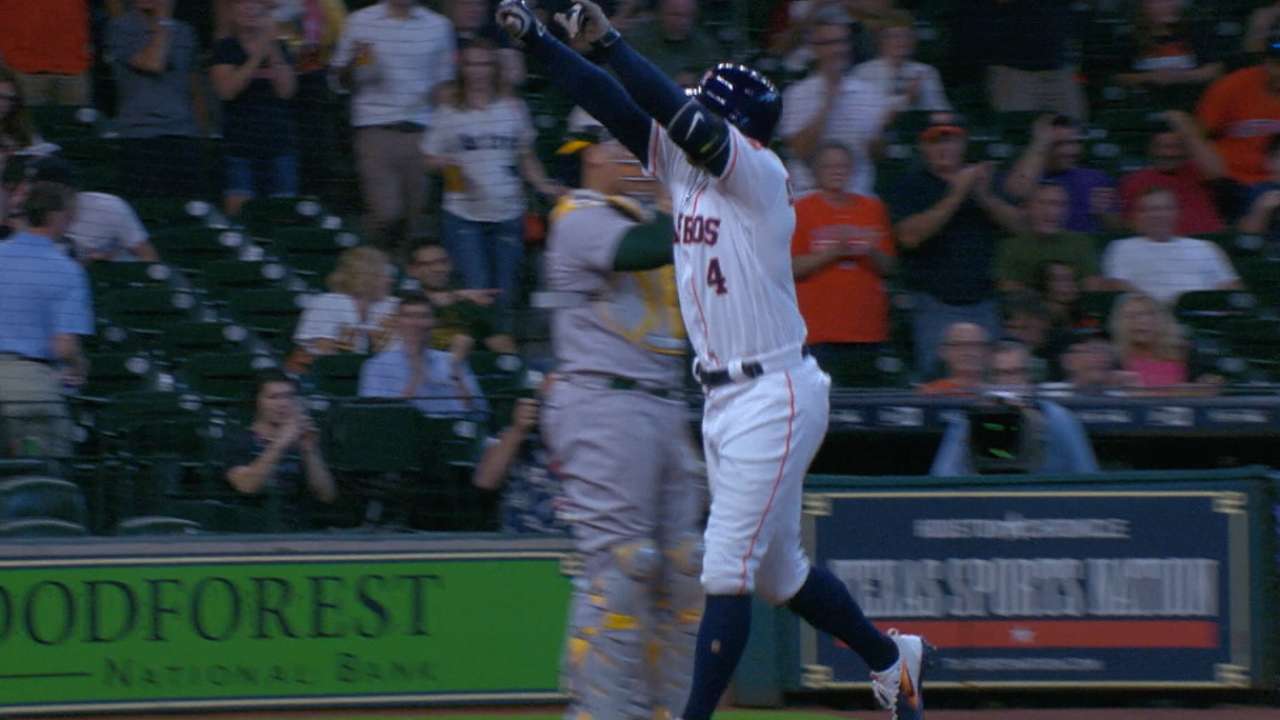 Must C: Springer's leadoff HR