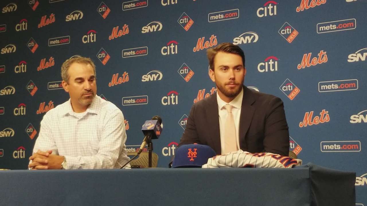 Mets introduce top '17 Draft pick Peterson