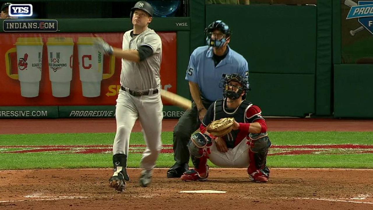 Stifled by Salazar, Yanks beat Tribe on late HR