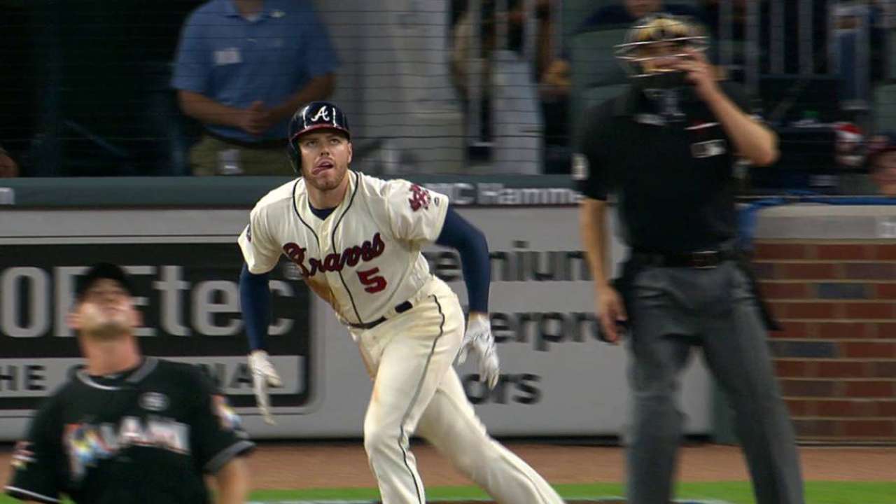 Freeman's three-run homer