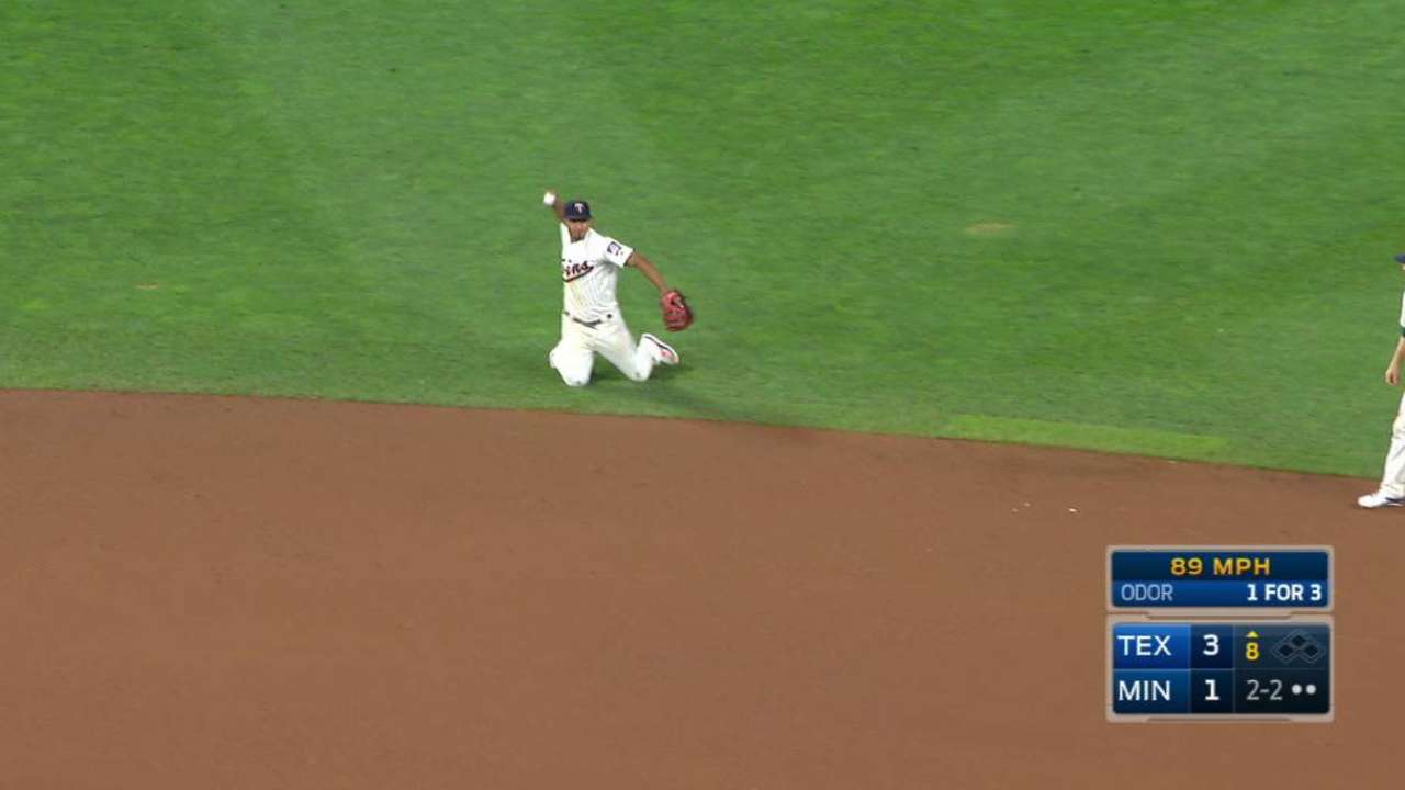 Escobar's excellent diving play