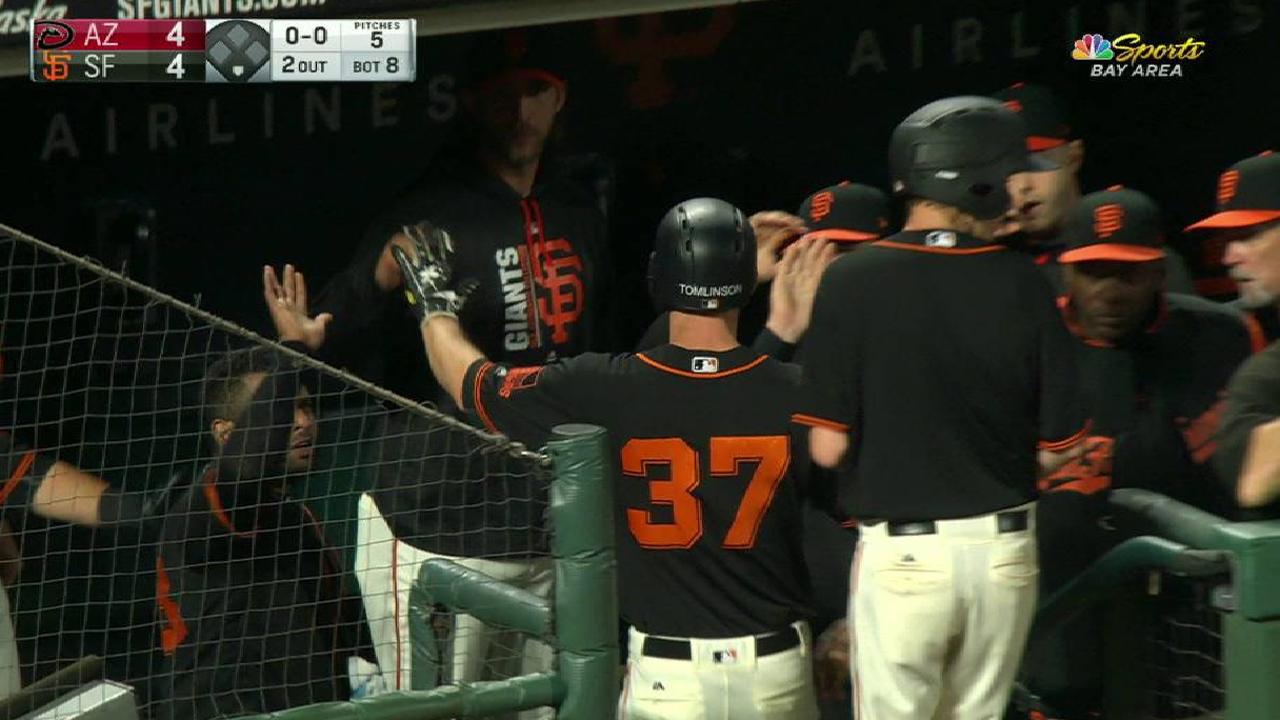 Tomlinson scores to tie game