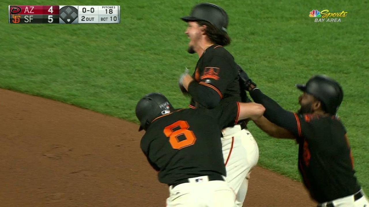 Parker gives Giants walk-off win vs. D-backs