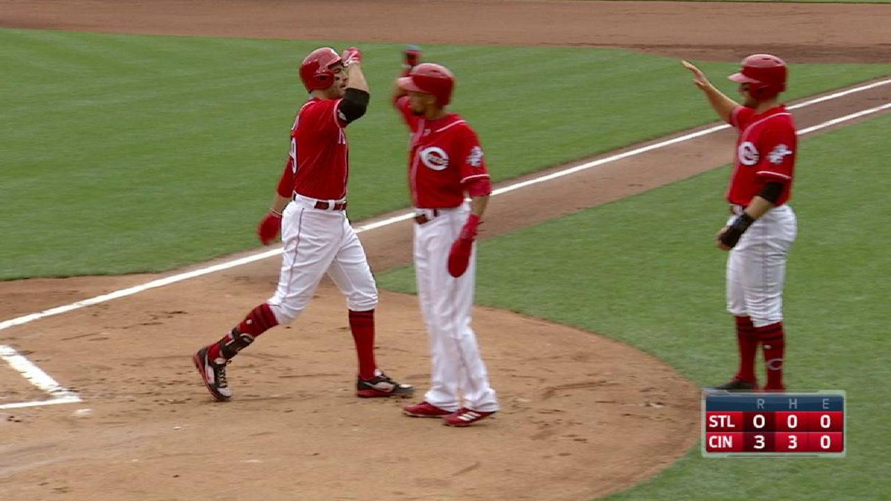 Votto's three-run blast