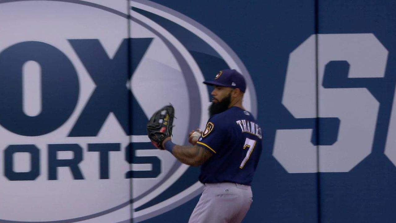 Thames' tough grab in left